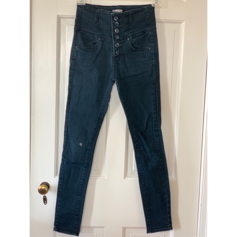 High-Waisted Skinny Jeans